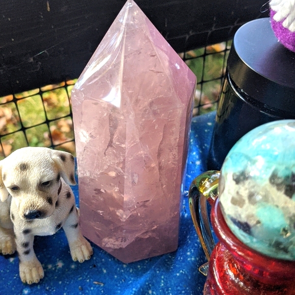 Jewelry - Lavender Rose Quartz Chunk Tower